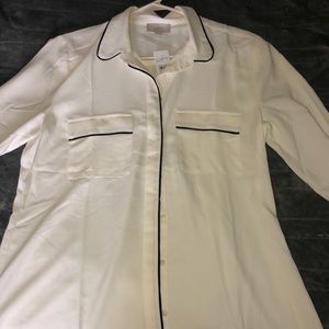 Business casual loft button down blouse